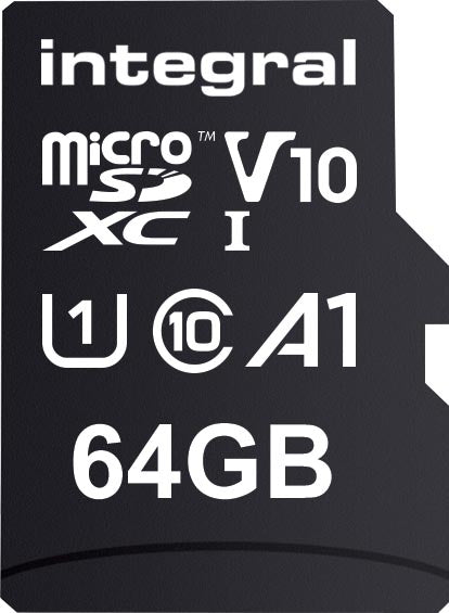 64 GB Integral microSDXC geheugenkaart met hoge snelheid