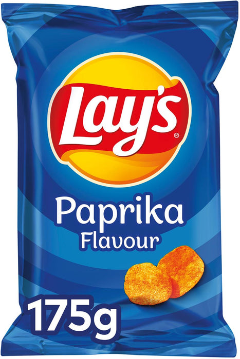 Lay's Chips Paprika, 175 g Zak 8 stuks