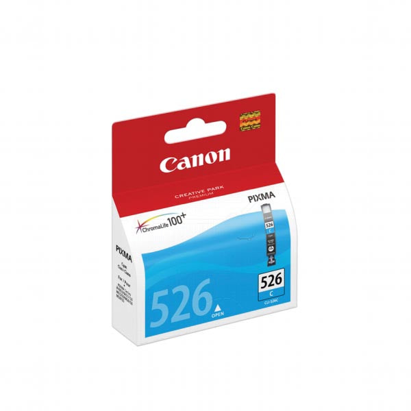 Canon inktcartridge CLI-526C, 462 pagina's, OEM 4541B001, cyaan