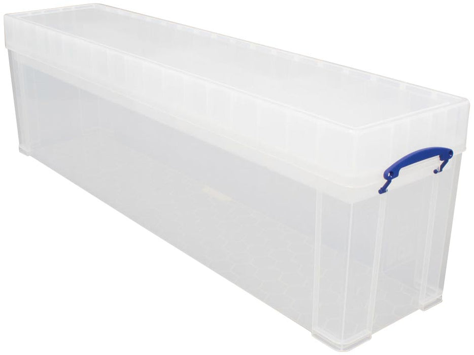 Really Useful Box Doos 77 liter, transparant, per stuk verpakt in karton