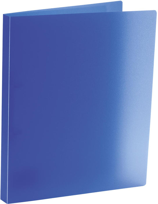 Bronyl ringmap, voor ft A4, uit PP, 2 D-ringen van 15 mm, transparant blauw 16 stuks, OfficeTown