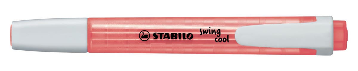 STABILO swing cool markeerstift, rood met schuine punt