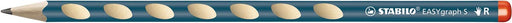 STABILO EASYgraph S potlood, HB, 2,2 mm , voor rechtshandigen, petrol 12 stuks, OfficeTown