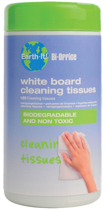 Bi - Office Earth - It Whiteboard Reinigingsdoekjes, 100 stuks per pak - OfficeTown