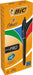 Bic 4 Colours Pro, balpen, 0,32 mm, 4 klassieke inktkleuren, lichaam zwart 12 stuks - OfficeTown