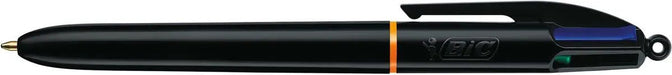 Bic 4 Colours Pro, balpen, 0,32 mm, 4 klassieke inktkleuren, lichaam zwart 12 stuks - OfficeTown
