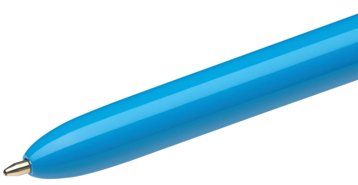 Bic 4 Kleuren Original, balpen, 0,32 mm, 4 klassieke inktkleuren, blauw - OfficeTown