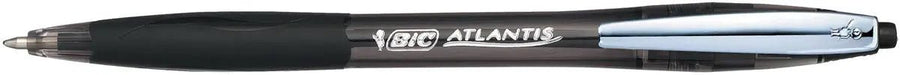 Bic Atlantis Soft balpen 1 mm, zwart 12 stuks - OfficeTown