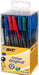 Bic balpen Cristal, doos met 50 stuks in geassorteerde kleuren - OfficeTown