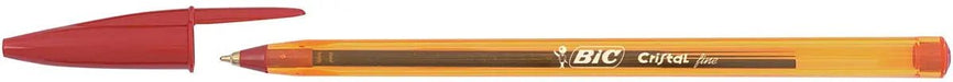 Bic balpen Cristal Fine rood 50 stuks - OfficeTown