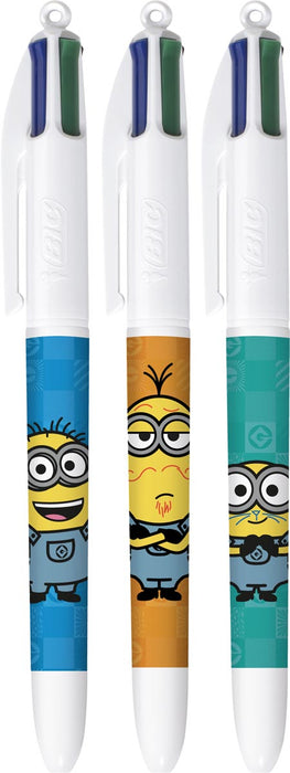 Bic Colours Minions 4 - kleurenbalpen, medium, klassieke inktkleuren, display van 40 stuks - OfficeTown