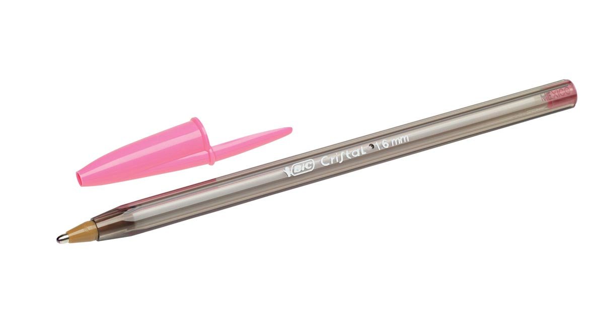 Bic Cristal Fashion Balpen met Brede Punt - OfficeTown