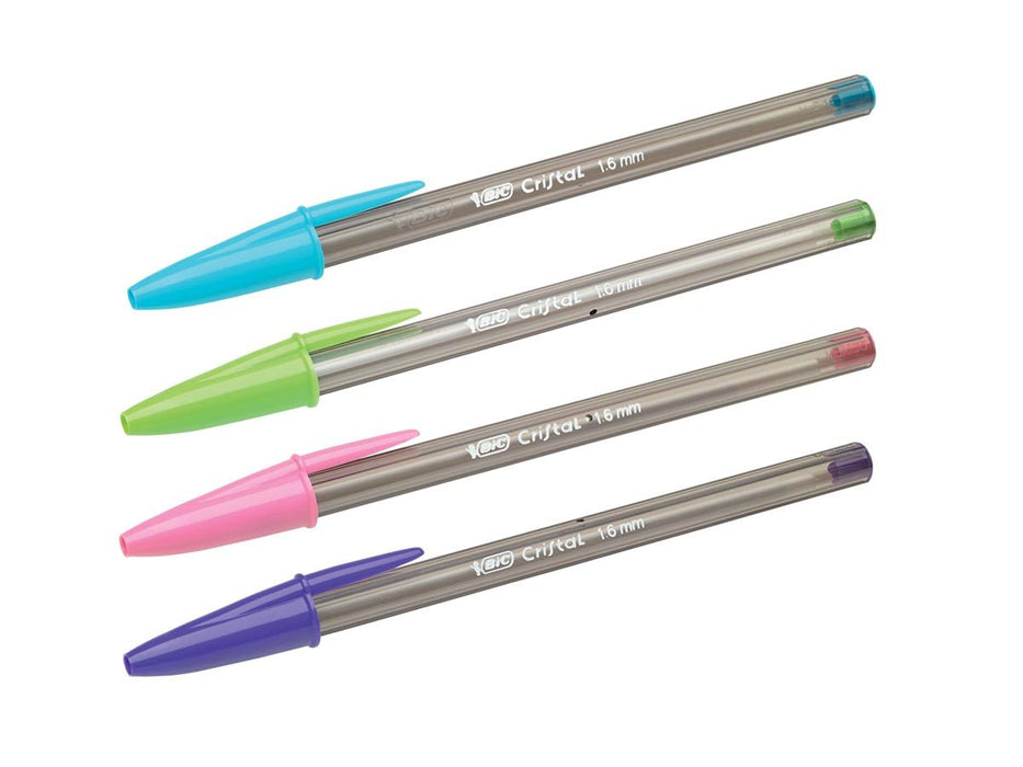 Bic Cristal Fashion Balpen met Brede Punt - OfficeTown