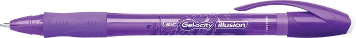 Bic gelroller met thermo - gevoelige inkt, paars, 12 stuks - OfficeTown