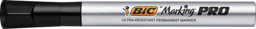 Bic markeerstift Marking Pro, beitelpunt, zwart 12 stuks - OfficeTown
