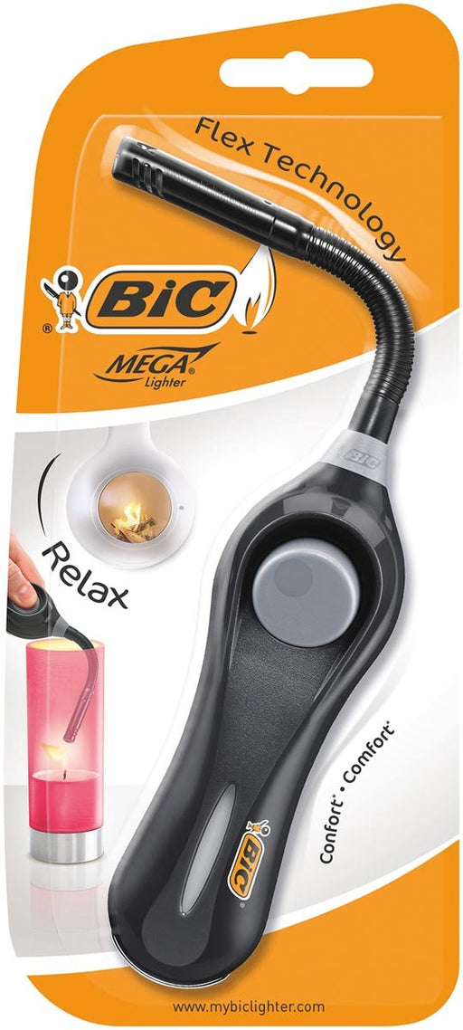 BIC Megalighter flex, geassorteerde kleuren, blister van 1 stuk - OfficeTown