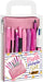 Bic Roze & Paarse schrijfset 8 - delig - OfficeTown