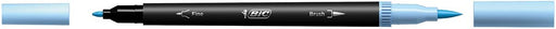 Bic viltstift Intensity Dual tip, etui van 6 stuks, pastel 12 stuks - OfficeTown