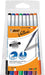 Bic whiteboardmarker 1721 etui van 8 stuks met 12 stiften - OfficeTown