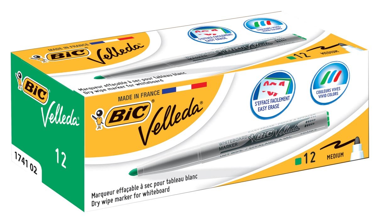 Bic whiteboardmarker Velleda 1741 groen - OfficeTown