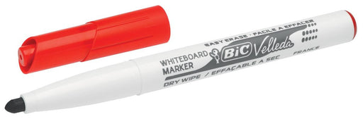 Bic whiteboardmarker Velleda 1741 in de kleur rood met ronde punt - OfficeTown