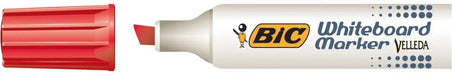 Bic whiteboardmarker Velleda 1781 rood met beitelvormige punt - OfficeTown