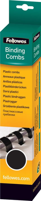 Bindruggen Fellowes, 25 stuks, 16 mm, zwart - OfficeTown