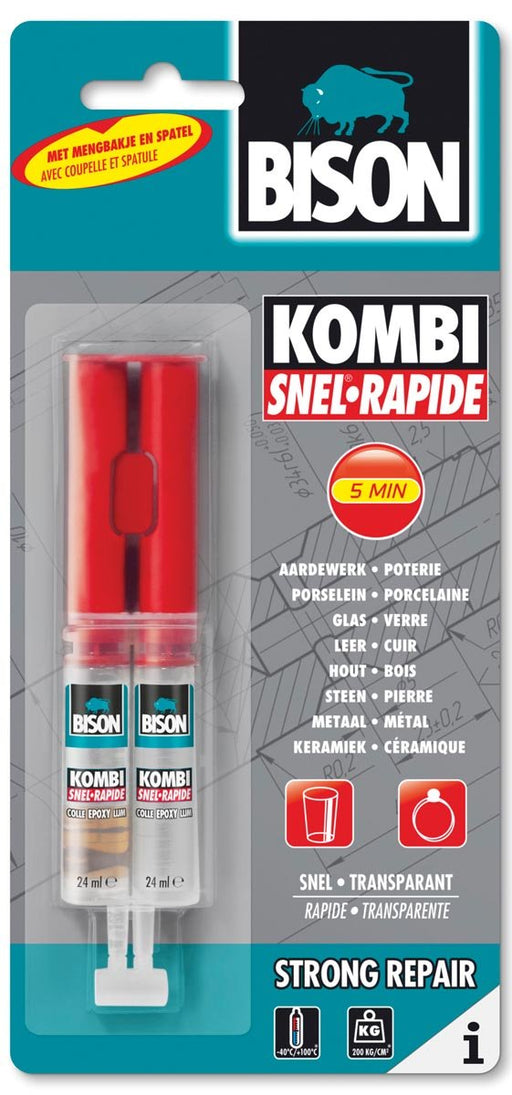 Bison Kombi Snel 2 - Componenten Epoxylijm - OfficeTown