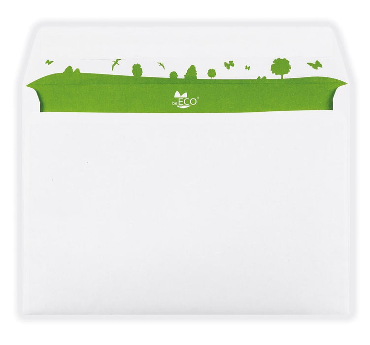 Bong enveloppen beECO, ft 162 x 229 mm, zonder venster, doos van 500 stuks - OfficeTown