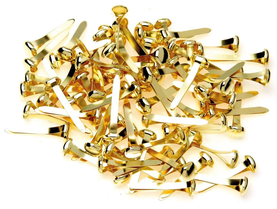 Bouhon doos met 100 splitpennen, 25 mm - Messing splitpennen, 25 mm, doosje van 100 stuks - OfficeTown