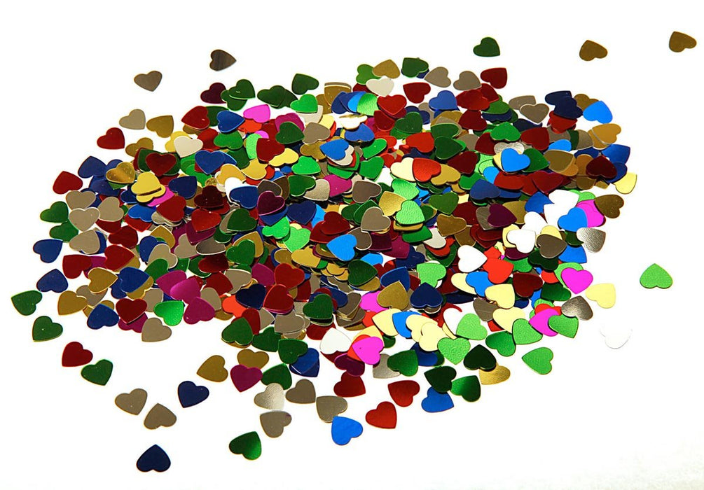 Bouhon pot met hartvormige confetti (160 g) - OfficeTown