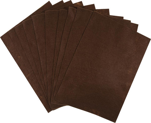 Bouhon viltpapier A4, 10 vellen per pak, kastanje - OfficeTown