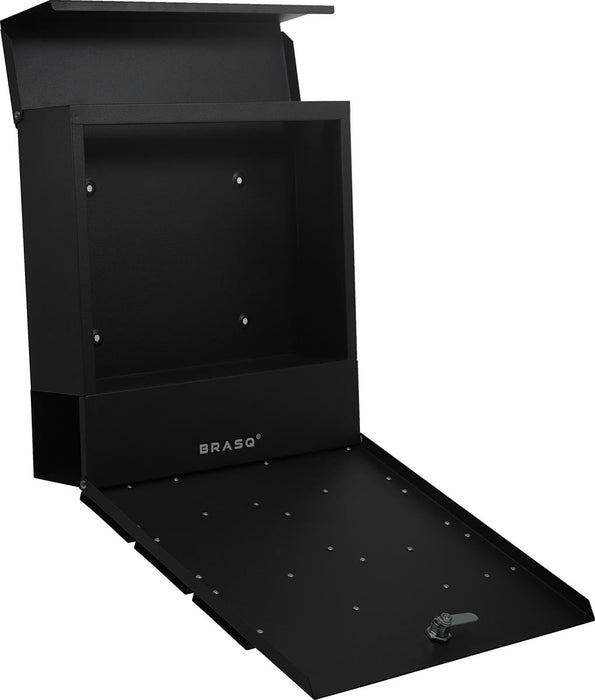 Brievenbus Deluxe PB200, zwart - OfficeTown