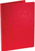 Bronyl ringmap, voor ft A4, uit glanskarton, 2 ringen van 16 mm, rood - OfficeTown