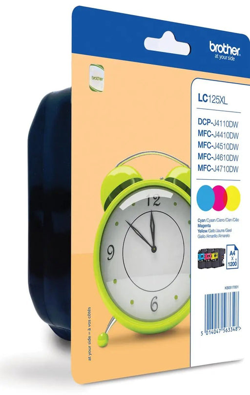 Brother inktcartridge, 1.200 pagina's, OEM LC - 125XLC, cyaan - OfficeTown