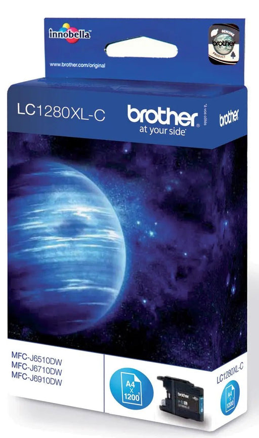 Brother inktcartridge, 1.200 pagina's, OEM LC - 1280XLC, cyaan - OfficeTown