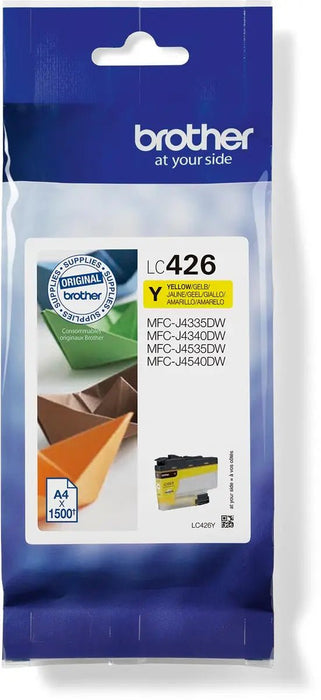 Brother inktcartridge, 1.500 pagina's, OEM LC - 426Y, geel - OfficeTown