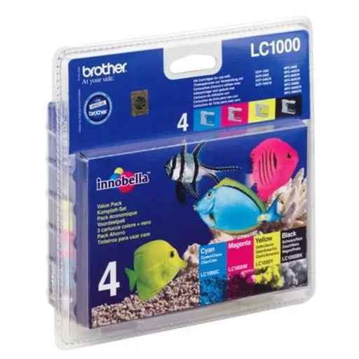Brother inktcartridge, 400 pagina's, OEM LC - 1000VALBP, 4 kleuren - OfficeTown