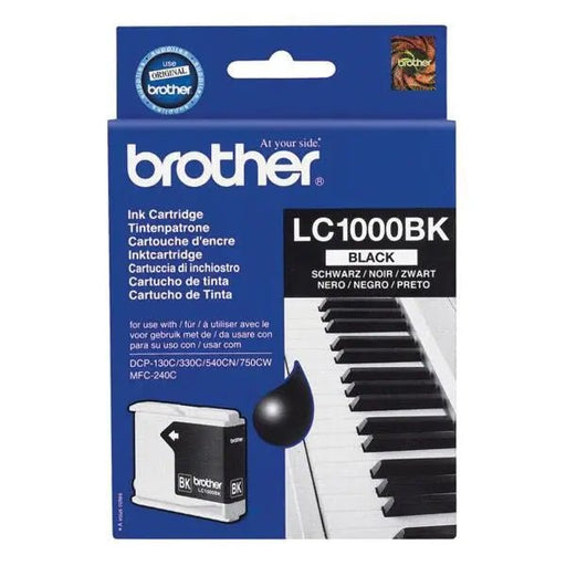 Brother inktcartridge, 500 pagina's, OEM LC - 1000BK, zwart - OfficeTown