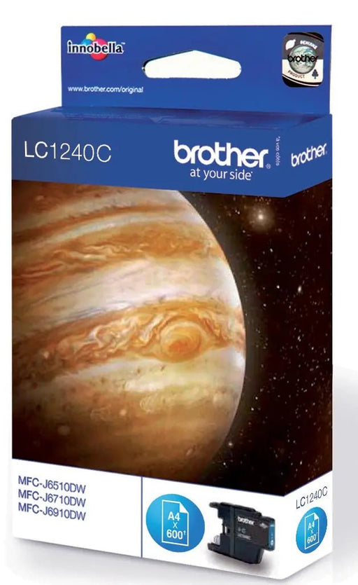 Brother inktcartridge, 600 pagina's, OEM LC - 1240C, cyaan - OfficeTown