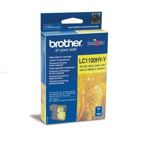 Brother inktcartridge, 750 pagina's, OEM LC - 1100HYY, geel - OfficeTown