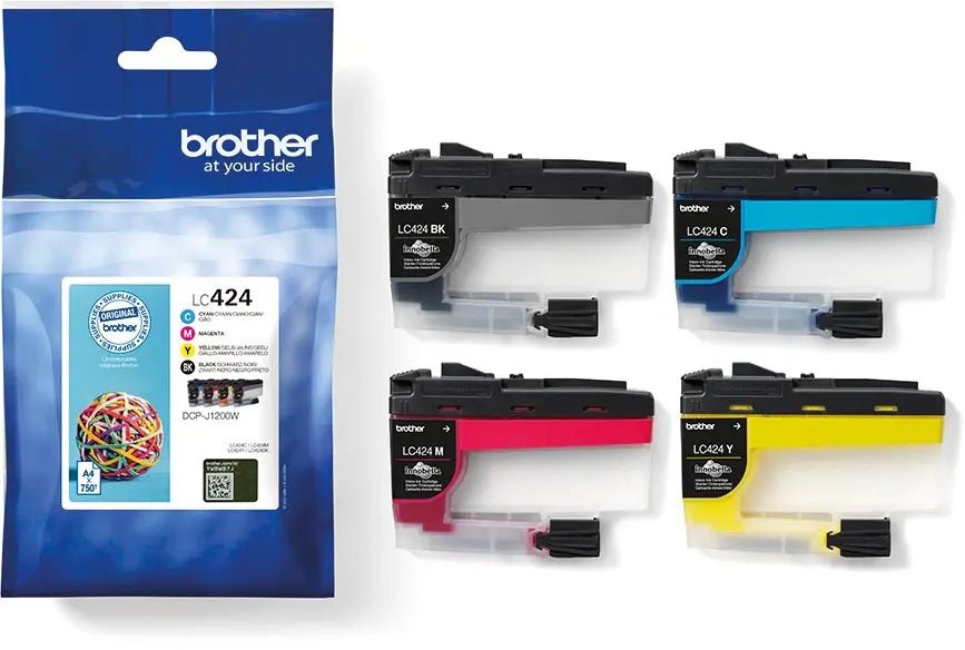 Brother inktcartridge, 750 pagina's, OEM LC - 424VAL, 4 kleuren - OfficeTown