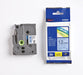 Brother TZe tape voor P - Touch 12 mm, zwart op blauw - OfficeTown