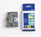 Brother TZe tape voor P - Touch 12 mm, zwart op groen - OfficeTown