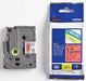 Brother TZe - tape voor P - Touch 12 mm, zwart op rood - OfficeTown