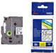 Brother TZe tape voor P - Touch 12 mm, zwart op transparant - OfficeTown