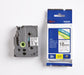 Brother TZe tape voor P - Touch 18 mm, zwart op transparant - OfficeTown