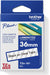 Brother TZe tape voor P - Touch 36 mm, zwart op transparant - OfficeTown