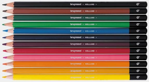 Bruynzeel kleurpotloden, set van 12 in metalen doos - OfficeTown