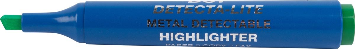 BST detecteerbare markeerstift voor voedingsindustrie groen, doos van 10 stuks - OfficeTown